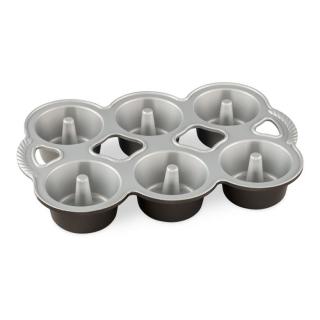 Nordic Ware Forma Andělský dortík - plát s 6 formičkami 6 cup měděná