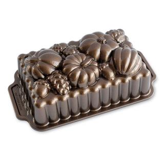 Nordic Ware Forma na chlebíček Podzimní plody  6cup tmavá měďnovinka 2018