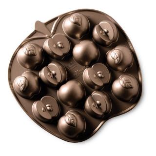 Nordic Ware Forma na malá jablka 3cup tmavá měď