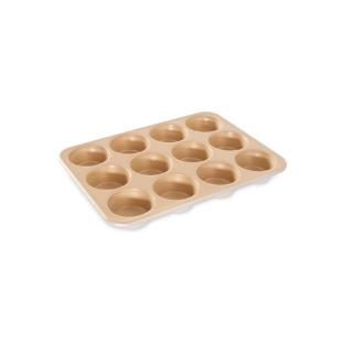 Nordic Ware Muffiny plát s 12 formičkami stříbrná