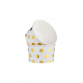 Papírové košíčky puntíkaté Baking Cases, 12 ks, zlaté - Mason Cash