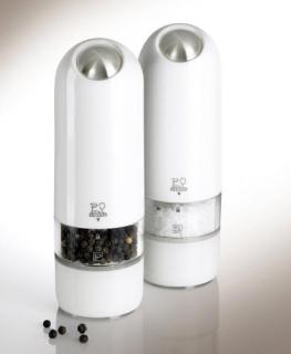 PEUGEOT ALASKA DUO set el.mlýnek na pepř a sůl 17 cm bílý polykarbonát 2/27667