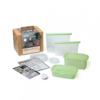 Sada dóz na skladování potravin The Essential Reusable Kit, 6 ks - Lékué