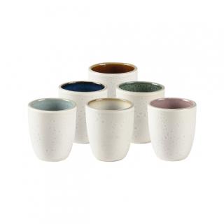 Sada hrnků na espresso 6 ks, matte cream - Bitz
