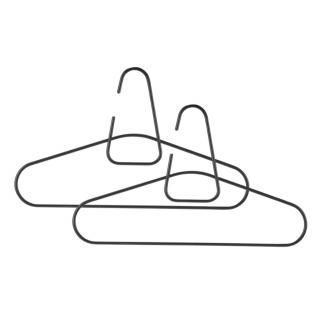 Sada kovových ramínek A-Hanger, 2 ks, černé - Zone Denmark