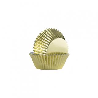 Sada papírových mini košíčků Cupcake Cases, 40 ks, zlaté - Mason Cash