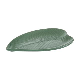 Servírovací talíř In The Forest, ve tvaru listu, zelený - Mason Cash