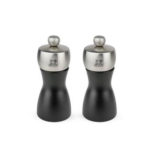 Set mlýnků na pepř/sůl 12 cm černá FIDJI - PEUGEOT