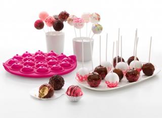Silikonová forma na Cake Pops, fialová - Lékué