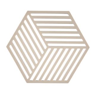 Silikonová podložka pod hrnec Hexagon 1 ks, béžová - Zone Denmark