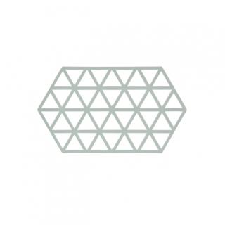 Silikonová podložka pod hrnec Triangles 1 ks, šedozelená - Zone Denmark