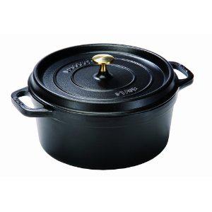 Staub Cocotte hrnec kulatý 24 cm/3,8l černý