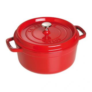 Staub Cocotte hrnec kulatý 26 cm/5,2l višeň