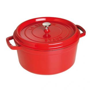 Staub Cocotte hrnec kulatý 28 cm/6,7l višeň