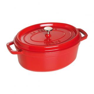 Staub Cocotte hrnec oválný 27 cm/3,2l višeň