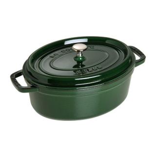 Staub Cocotte hrnec oválný 29 cm/4,2l bazalka