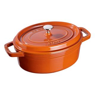 Staub Cocotte hrnec oválný 29 cm/4,2l skořice