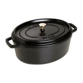 Staub Cocotte hrnec oválný 33 cm/6,7l černý