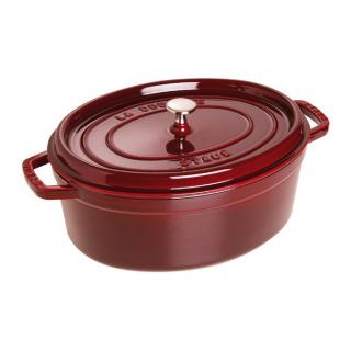 Staub Cocotte hrnec oválný 33 cm/6,7l grenadina