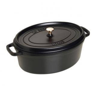 Staub Cocotte hrnec oválný 37 cm/8l černý