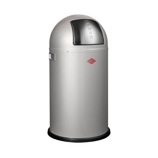 Wesco Pushboy Odpadkový koš 50 l stříbrný