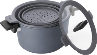 WOLL Concept plus IND hrnec s multif. silik. vložkou s poklicí 24x13,5 cm/5l dárk.balení 124-1CPI
