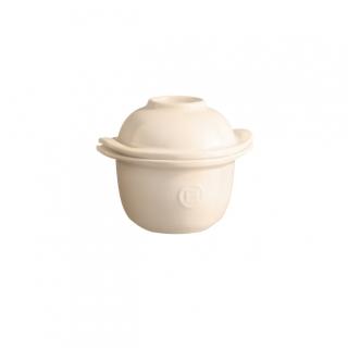Zapékací miska s víkem Egg Nest, krémová Clay - Emile Henry