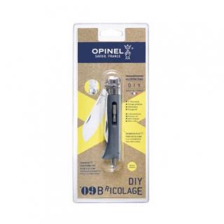 Zavírací kutilský nůž šedý VR N°09 Inox DIY, blistr - Opinel