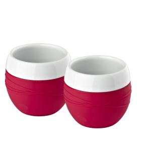 Zone Sada hrnků 2ks Confetti červené 0,2l
