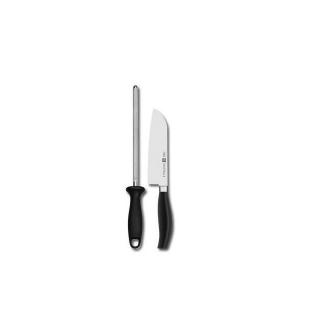 Zwilling Five Star set 2 ks nůž Santoku + ocílka 30121-000