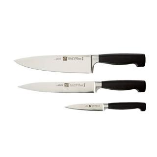 Zwilling Four Star set nožů 3 ks špikovací, plátkovací, kuchařský 35290-003