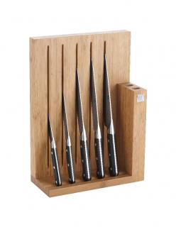 Zwilling Pro magnetický blok s noži 6 ks bambus 12,5x27,5x38 cm 38438-000