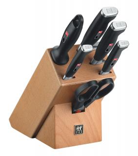 Zwilling TWIN Four Star II blok s noži 7 ks buk 30x11,5x26 cm 33414-000