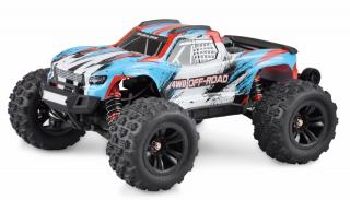 AMEWI Hyper Go Monster Truck brushless 4WD 1:16 RTR, modrobílý (&lt;P&gt;AMEWI Hyper Go&amp;nbsp;Monster Truck&amp;nbsp;4WD 1:16 RTR brushless, LED osvětlení,&amp;nbsp;oranžovomodrý&lt;/P&gt;)