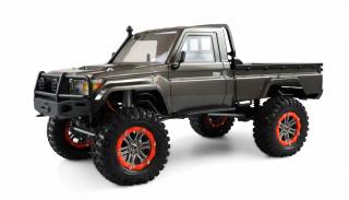 Amewi RC auto AMX Rock RCX10B 1:10 (AMXRock RCX10P profesionální Crawler 2,4 Ghz, 1:10 RTR, kovový rám, s portálovými nápravami, 2 rychlosti ve stylu&amp;nbsp;TOYOTA LANDCRUISER&amp;nbsp;GXL V6.)