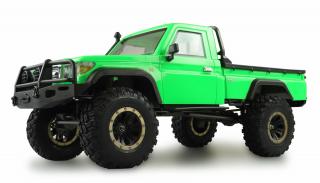 Amewi RC auto AMX Rock RCX8B 1:8 zelená (AMXRock RCX8BS Crawler 2,4 Ghz, 1:8, RTR, kovový rám, s portálovými nápravami, 2 rychlosti)