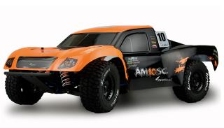 Amewi RC auto AMXRacing AM10SC V3 Short Course Truck oranžový 1:10 (&lt;P&gt;&amp;nbsp;AMXRacing AM10SC V3 Short Course Truck, RTR,&amp;nbsp;měřítko&amp;nbsp;1:10, ochrana elektroniky proti vodě, hliníkové díly, CVD hřídele, brushless motor 5200KV, kovové