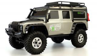 Amewi RC auto Dirt Climbing Pioneer SUV Clawler 4WD 1:10 (DIRT CLIMBING PIONEER SUV CRAWLER 4WD 1:10 RTR, přední a zadní LED ovětlení, kuličková ložiska, elektronika chráněná proti stříkající vodě, kvalitní kovové odpružení, ochranný rám, 100% RTR)