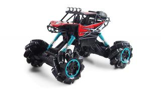 Amewi RC auto Drift Climbing King 1:12 červená (Drift Climbing King v měřítku 1:12 s mnoha funkcemi a pohybem do všech směrů. Barva červená.)