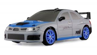 Amewi RC auto Drift Sport Car šedé 1:24 RTR (Drift Sport Car, 4WD, měřítko 1:24, 2,4 GHz, RTR, &amp;nbsp;LED osvětlení, driftovací pneumatiky, gumové pneumatiky, 6&amp;nbsp;kuželů, barva šedá, vhodné pro začátečníky.)