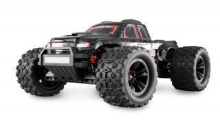 Amewi RC auto Hyper Go MTX10 MonsterTruck Brushless ARTR 1:10 černé (&lt;P&gt;Amewi RC Monster Truck Hyper Go MTX10 v měřítku 1:10, brushless, ARTR, LED osvětlení. nastavitelný podvozek, ocelové převody, elektronika odolná proti stříkající vodě, diferenci
