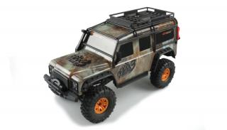 Amewi RC auto Max Tiger 3 Dirt Climbing SUV 1:10 (MAX TIGER 3 Dirt Climbing SUV 4x4, 1:10, přední a zadní LED ovětlení, kuličková ložiska, elektronika chráněná proti stříkající vodě, kvalitní kovové odpružení, ochranný rám, 100% RTR)