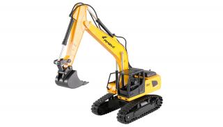 Amewi RC bagr G041E 1:24 RTR (RC&amp;nbsp;bagr G041E, v měřítku 1:24, 2,4 GHz, RTR,&amp;nbsp;gumové pásy, barva žlutá.)