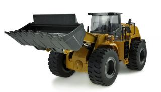 Amewi RC celokovový profi nakladač 1:14 žlutá (&lt;P&gt;Celokovový PROFESIONÁLNÍ nakladač v měřítku 1:16. 2,4Ghz, zvukový a světelný modul, 10 ovládacích kanálů, plně proporcionální ovládání.&lt;/P&gt;)