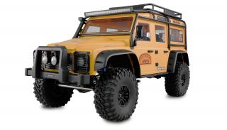 Amewi RC crawler ALLRock H8 Scale Brushless 1:8 ARTR žlutý (&lt;P&gt;Amewi RCcrawler ALLRock H8 Scale v měřítku 1:8, brushless, ARTR, výkonný bezkomutátorový motor, kovové servo 35kg, kovové převody, LED osvětlení se 140 diodami, zamykatelné diferenciály 