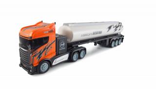Amewi RC kamion s cisternou 1:16 s příslušenstvím (Kamion s&amp;nbsp;cisternou 2WD, 1:16, bohaté příslušenství, funkční semafor a radar, kvalitní ABS plast, rychlost až 15 km/h, RTR)