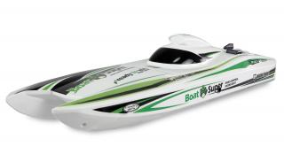Amewi RC katamarán Arrow Brushless RTR sada, zelený (&lt;P&gt;Katamarán Arrow, proudový pohon,&amp;nbsp;délka&amp;nbsp;400 mm, 2,4 GHz, RTR, chlazení motoru, rychlost 30&amp;nbsp;km/h,&amp;nbsp;barva zelená.&lt;/P&gt;)