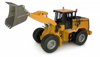Amewi RC Kolový nakladač 1:24 (&lt;P&gt;AMEWI RC Kolový nakladač 1:24 2,4 Ghz RTR, LED světla, zvukový modul, demo funkce&lt;/P&gt;)