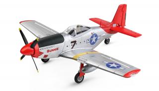 Amewi RC letadlo AMXFlight P51 4 kanály 3D/6G (AMXFlight P51 2,4 GHz se šestiosou stabilizací pro začátečníky, kompletní RTF sada, lehký EPP materíál, vynikající letové vlastnosti.&lt;BR&gt;)