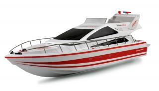 Amewi RC loď  Atlantic Yacht 73 cm červená, RTR sada (&lt;P&gt;Detailně propracovaný model motorové Jachty s páčkovým vysílačem 2,4GHz. RTR set, délka 73 cm! Barva červená.&lt;/P&gt;)